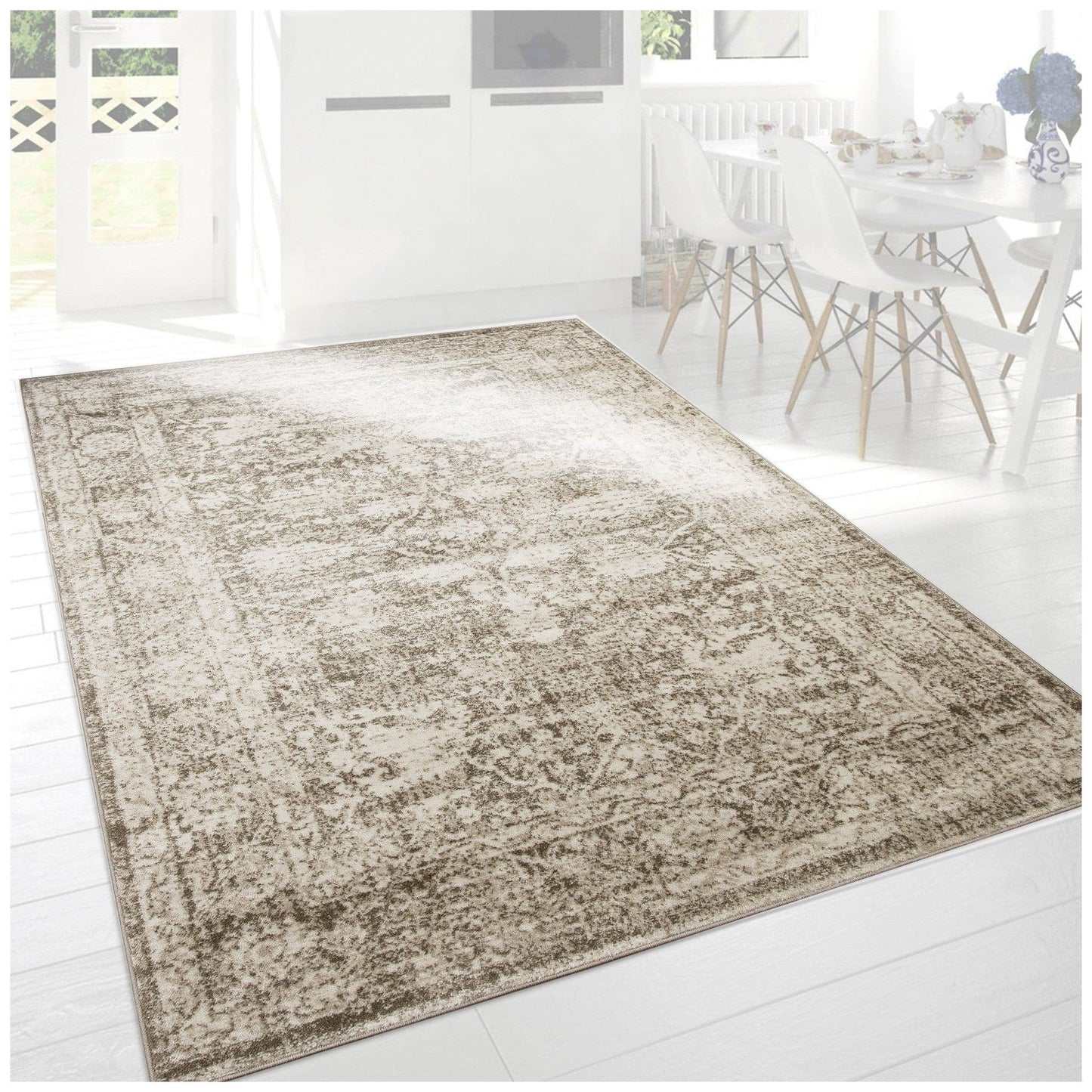 Santorini Beige Area Rug