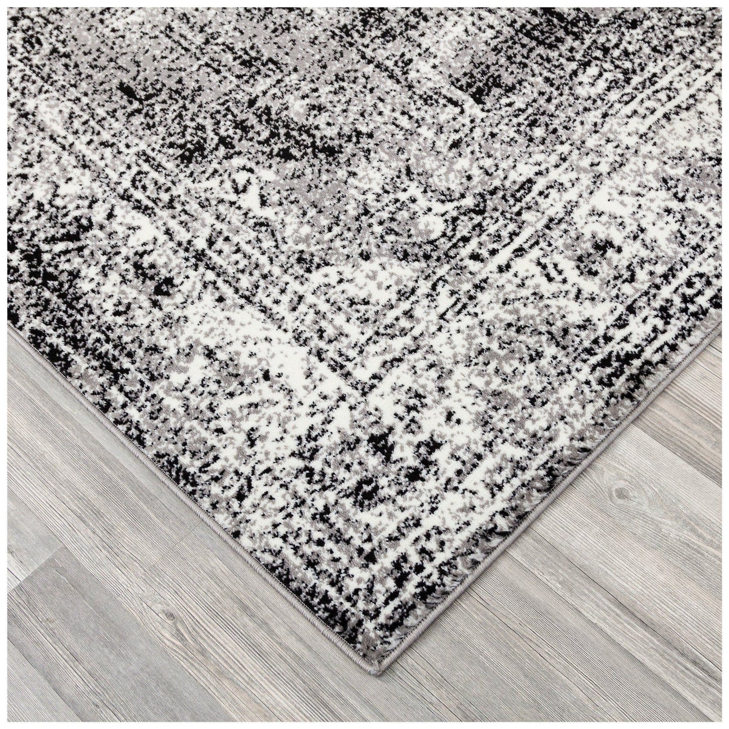 Santorini Black Area Rug