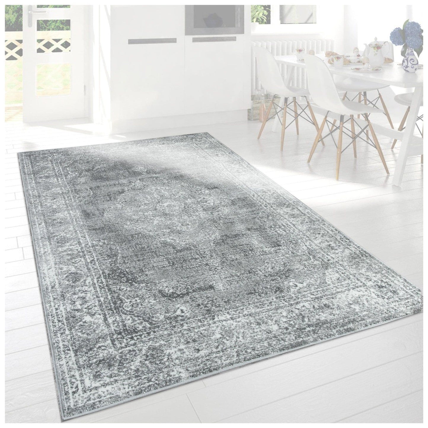 Santorini Executive Grey Area Rug