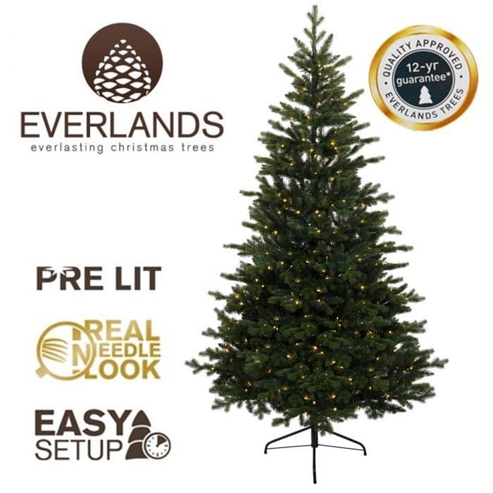 Allison Pine Pre-lit GB (Green /Warm white) 7ft-430L