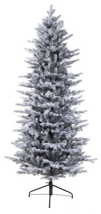 Frosted Grandis Slim Fir Artificial Christmas Tree 7ft (210cm)