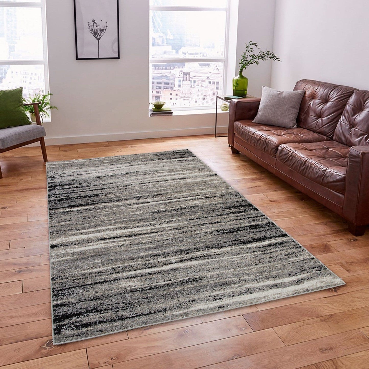 Palma Grey Area Rug