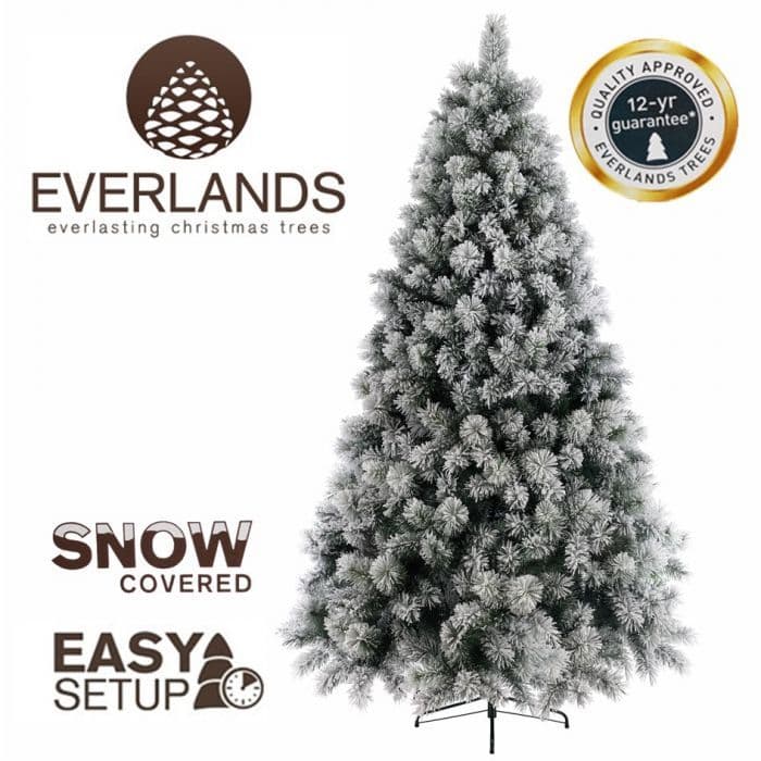 Snowy Vancouver Mixed Pine Artificial Christmas Tree 4ft (120cm)